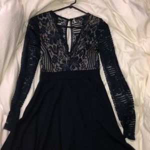 A navy blue size medium dress